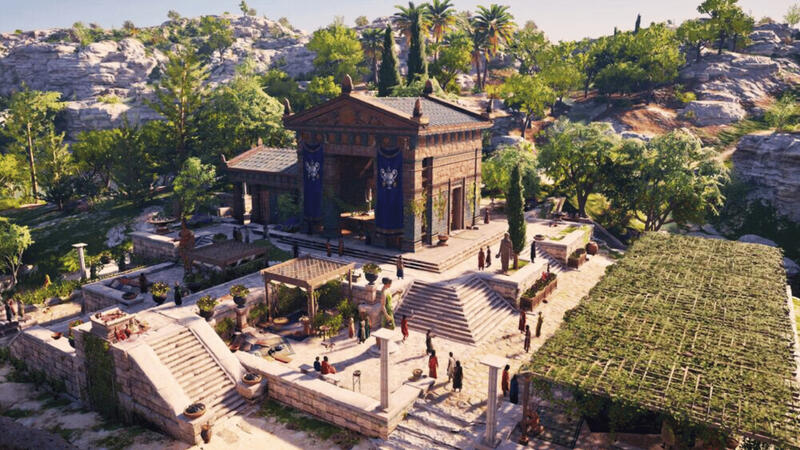 Temple of Dionysus, Yria